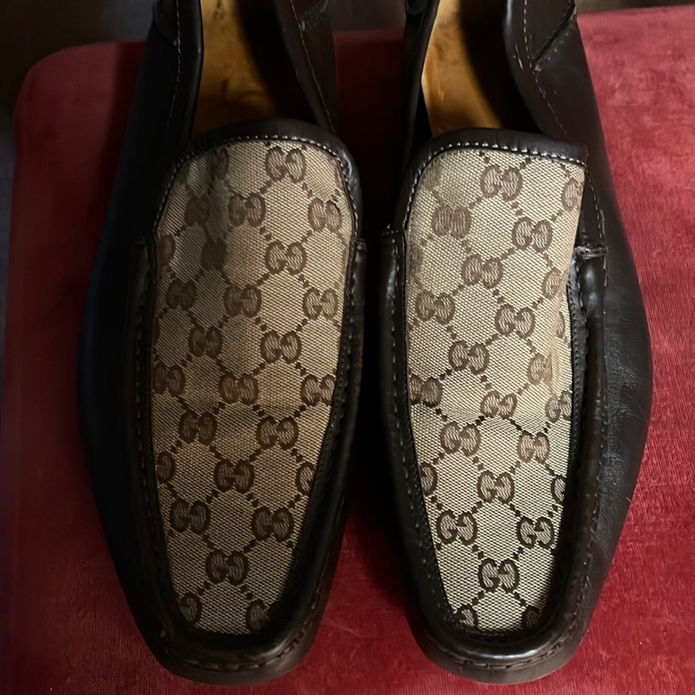 Gucci Mens driving shoes loafer size 13